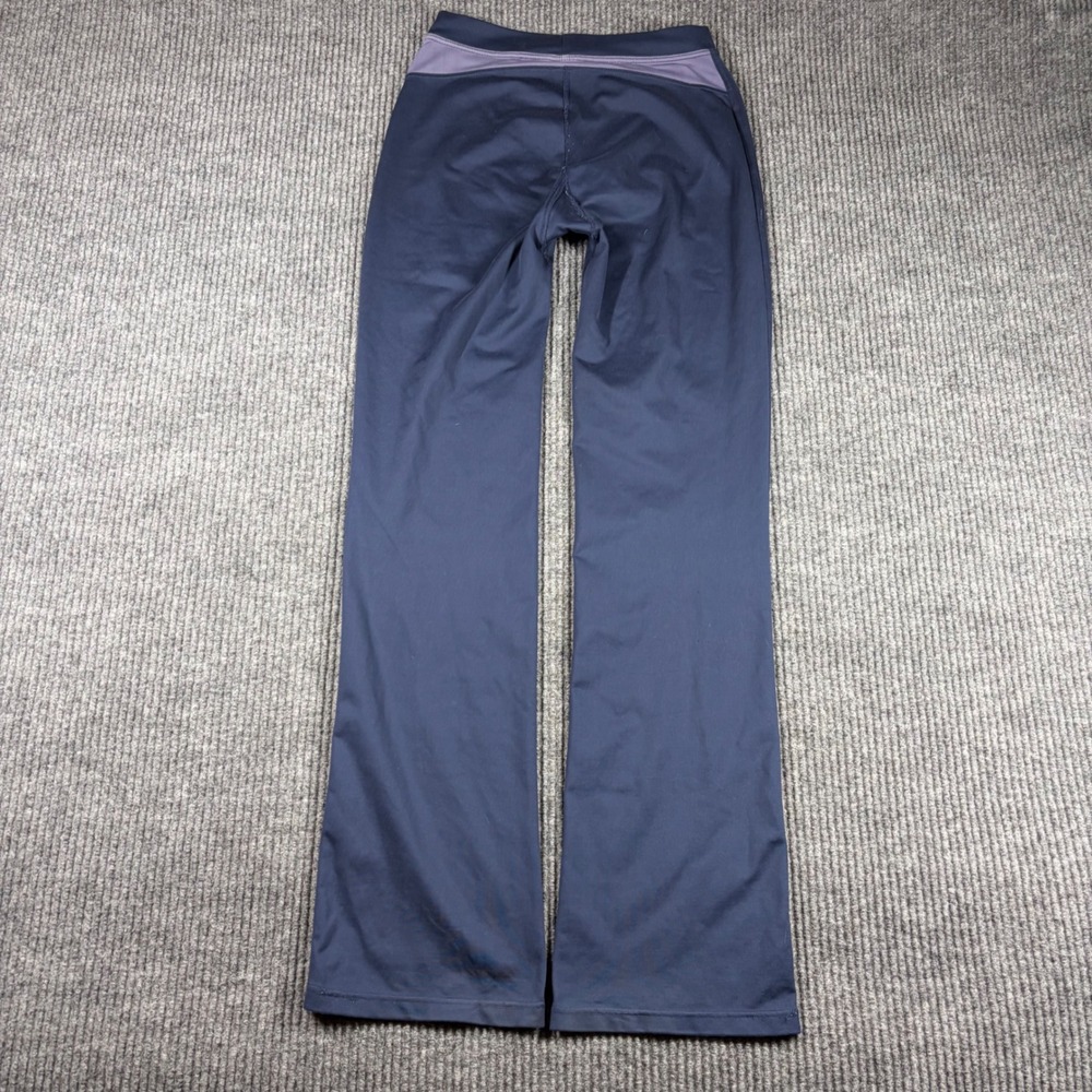 Reebok Hydromove Leggings Womens S Navy Blue Athletic Yoga Pants Flare Leg